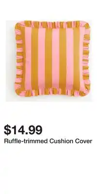 H&M Ruffle-trimmed Cushion Cover offer