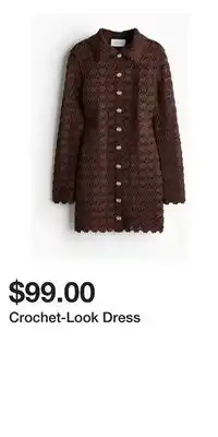 H&M Crochet-Look Dress offer