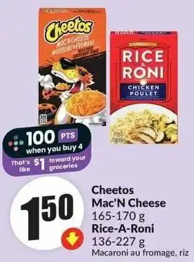 FreshCo Cheetos Mac'N Cheese Rice-A-Roni offer