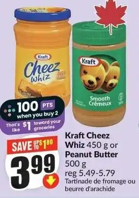 FreshCo Kraft Cheez Peanut Butter offer