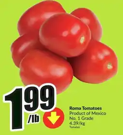 FreshCo Roma Tomatoes offer