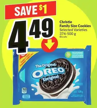 FreshCo Christie Family Size Cookies offer