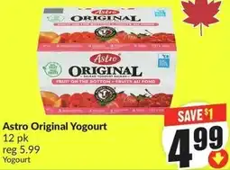 FreshCo Astro Original Yogourt offer