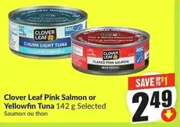 FreshCo Clover Leaf Pink Salmon or Yellowfin Tuna offer