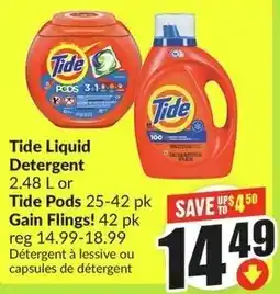 FreshCo Tide Liquid Detergent offer