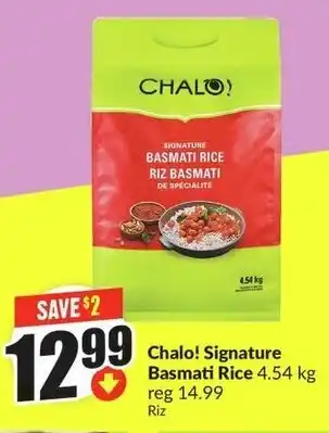 FreshCo Chalo! Signature Basmati Rice offer