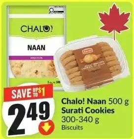 FreshCo Chalo! Naan Surati Cookies offer