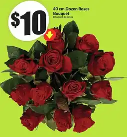 FreshCo 40 cm Dozen Roses Bouquet offer