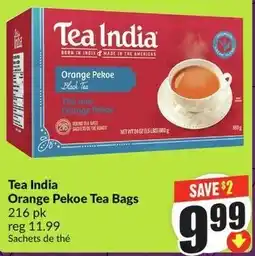 FreshCo Tea India Orange Pekoe Tea Bags offer