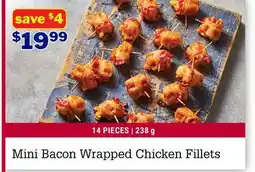 M & M Food Market Mini Bacon Wrapped Chicken Fillets offer