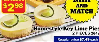 M & M Food Market Homestyle Key Lime Pies offer