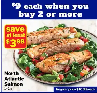 M & M Food Market North Atlantic Salmon offer