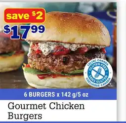 M & M Food Market Gourmet Chicken Burgers offer