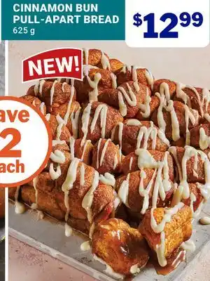 M & M Food Market CINNAMON BUN PULL-APART BREAD offer