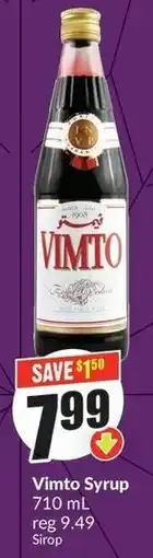 FreshCo Vimto Syrup offer