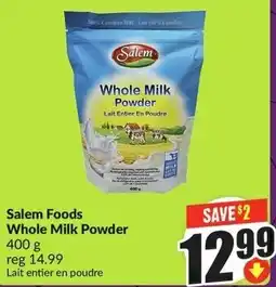 FreshCo Salem Foods Whole Milk Powder offer