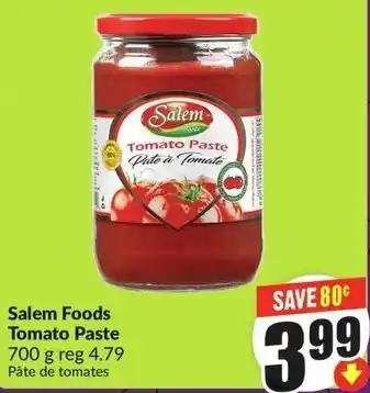 FreshCo Salem Tomato Paste offer