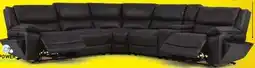 Leon's Weston 6-Piece Power Reclining Sectional with Console - Granite offer