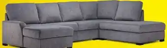 Leon's Kaylin 4-Piece Sectional with Right-Facing Chaise - Grey offer