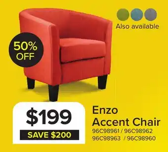 Leon's Enzo Accent Chair - Orange offer