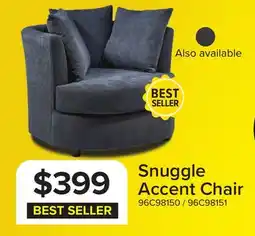 Leon's Snuggle Accent Chair - Navy offer