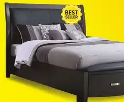 Leon's Cinema 3-Piece Queen Storage Bed - Charcoal offer