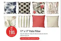 The Brick 17 x 17 Patio Pillow offer