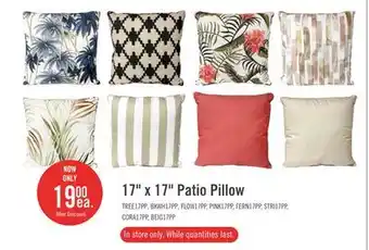 The Brick 17 x 17 Patio Pillow offer