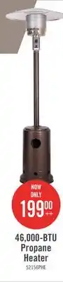 The Brick Bond Brushed Bronze Propane Patio Heater - 52156 offer