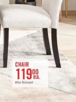 The Brick Burk Dining Chair with Polyester Fabric - White offer