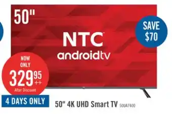 The Brick NTC 50 UHD Smart Android TV offer