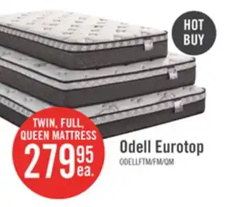 The Brick Springwall Odell Eurotop Twin Mattress offer