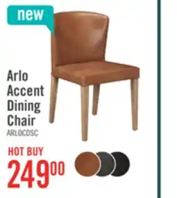 The Brick Arlo Dining Chair with Vegan Leather Fabric - Copper offer