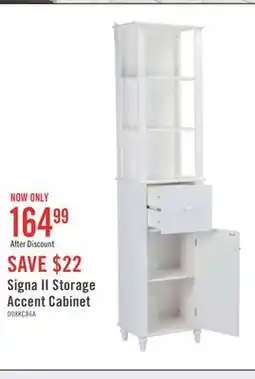 The Brick Signa II Storage Accent Cabinet - White offer