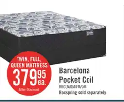 The Brick Springwall Barcelona Tight Top Luxury Firm Twin Mattress offer