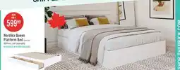 The Brick Nordika Queen Platform Bed - White offer