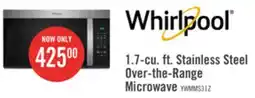 The Brick Whirlpool 1.7 Cu. Ft. Over-the-Range Microwave - Fingerprint Resistant Stainless Steel - YWMMS3130RZ offer