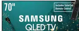 The Brick Samsung 70 QLED Edge-Lit 4K UHD Quantum HDR 60Hz Smart TV (QN70Q60DAFXZC) offer