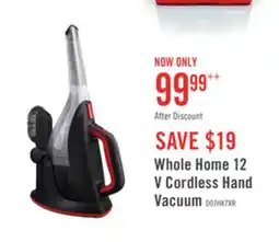 The Brick Dirt Devil Whole Home 12 V Cordless Hand Vacuum - BD40200V offer