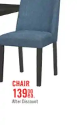 The Brick Emery Dining Chair with Polyester Fabric - Grey offer