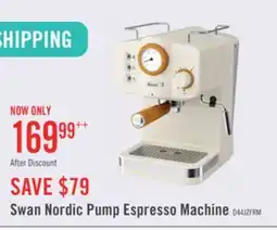 The Brick Salton Swan Nordic Pump Espresso Machine - SK22111WHTN offer