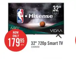 The Brick HISENSE 32 720p HD Full Array LCD 60Hz VIDAA TV (32A4KV) offer