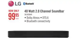 The Brick LG 2.0 CH Bluetooth Dolby Atmos DTS:X Soundbar (SK1.ACANLLK) offer