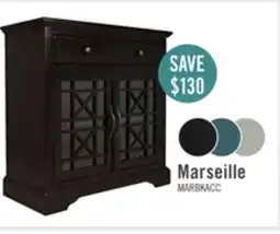 The Brick Marseille 32 Accent Cabinet with Drawer - Black offer