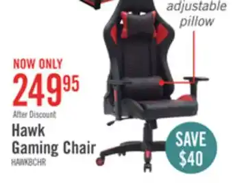 The Brick Hawk 27.5 Ergonomic Gaming Chair - Black & Red offer