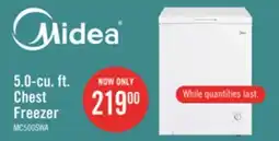 The Brick Midea 5 Cu. Ft. Chest Freezer MC500SWAR0RC1 offer