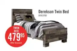 The Brick Derekson Panel Bed for Kids, Grey - Twin Size offer