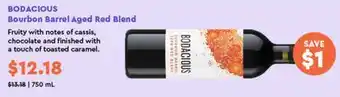 Wine Rack BODACIOUS Bourbon Barrel Aged Red Blend offer