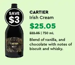 Wine Rack CARTIER Irish Cream offer