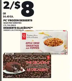 Independent City Market PC FROZEN DESSERTS, 2'S, 114-290 G offer